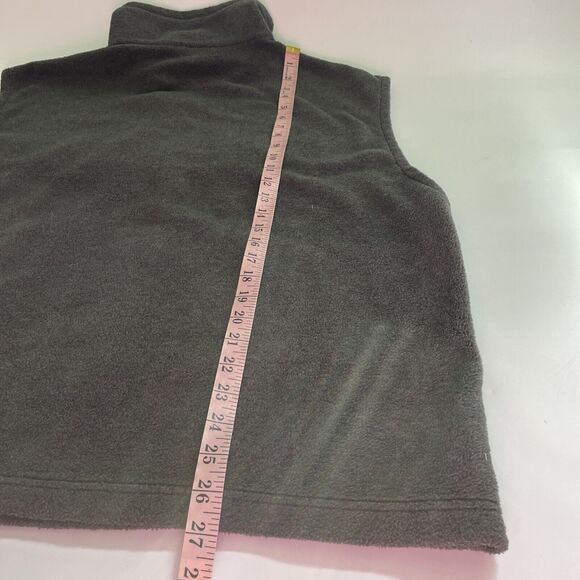 VINTAGE Columbia Vest Mens XL Gray Fleece Full Zip‎ Sleeveless Outerwear - Picture 6 of 9